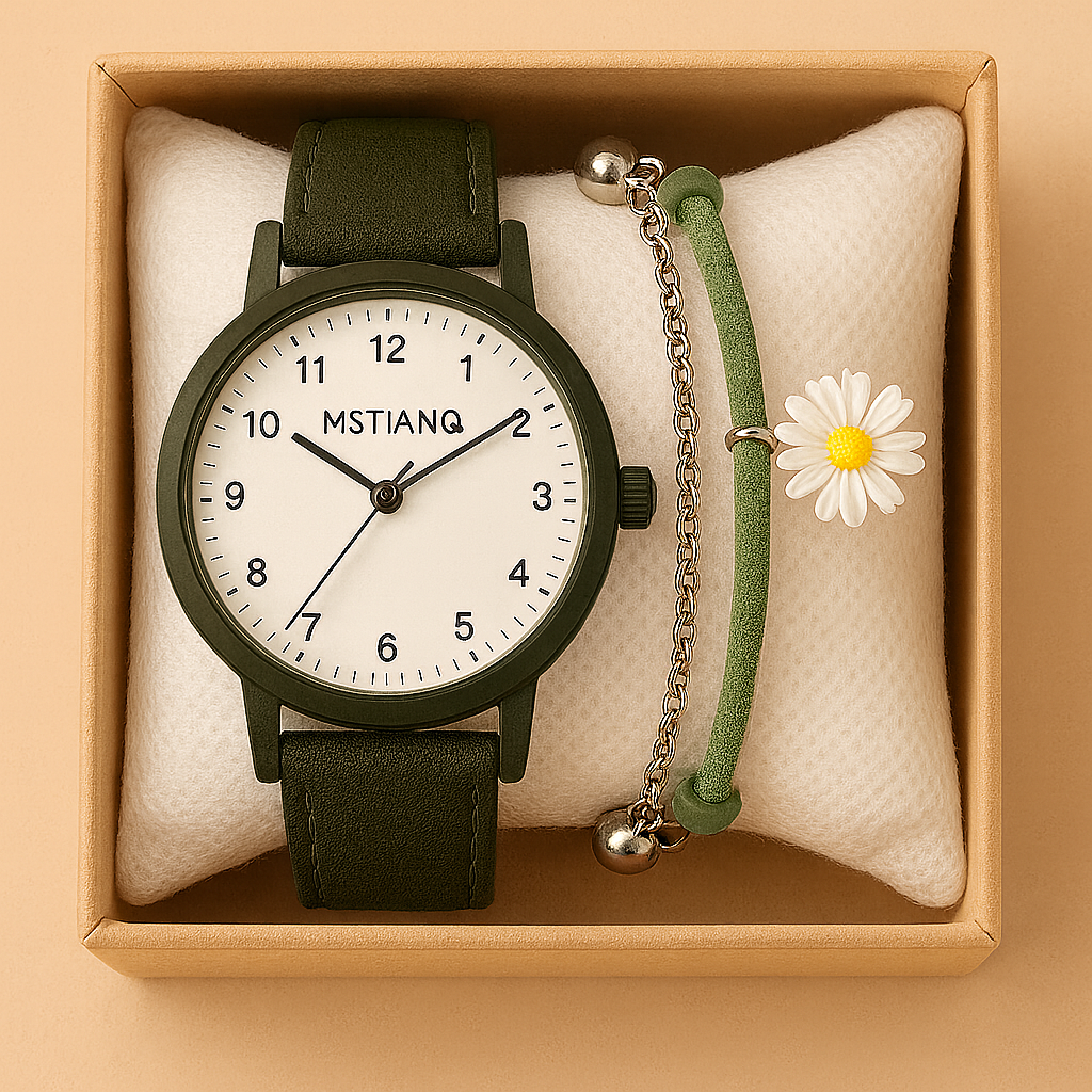 Reloj para Mujer con Manilla | Elegante + Caja de Lujo