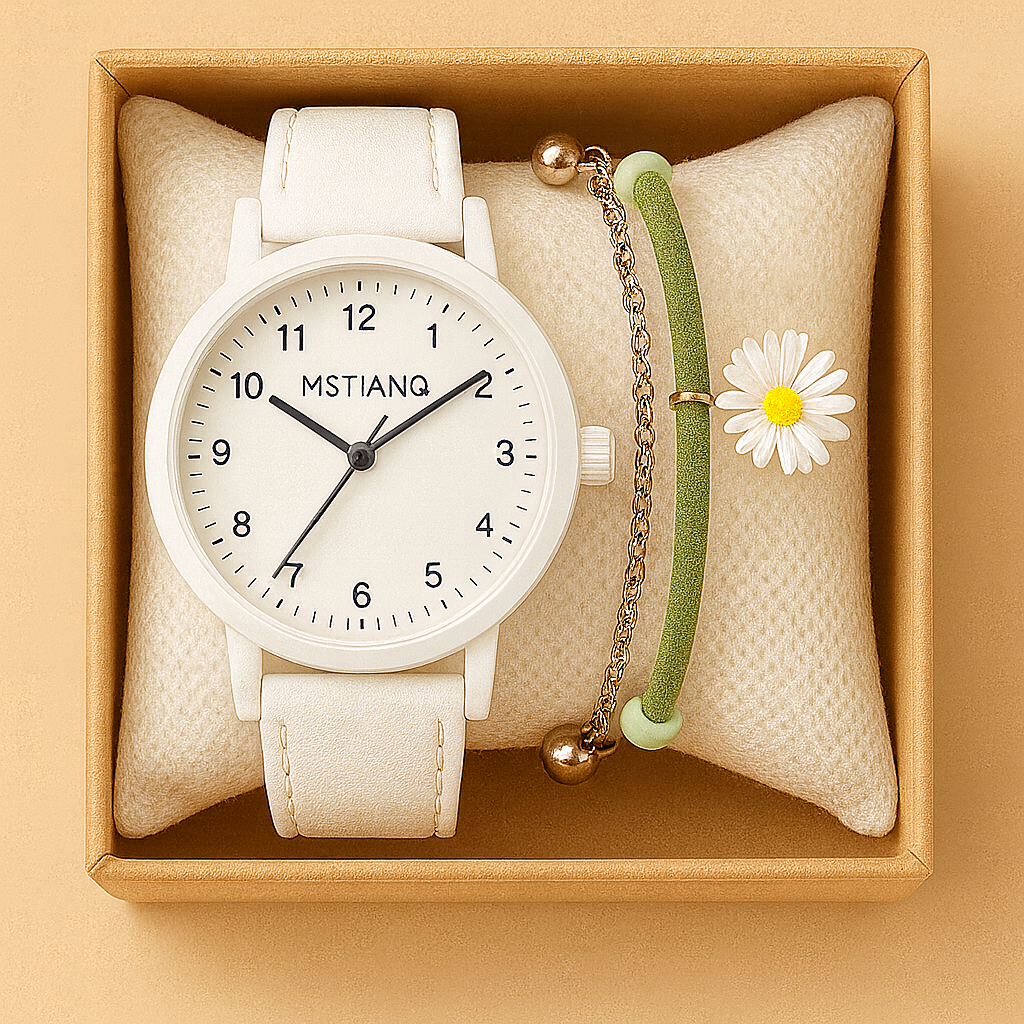 Reloj para Mujer con Manilla | Elegante + Caja de Lujo