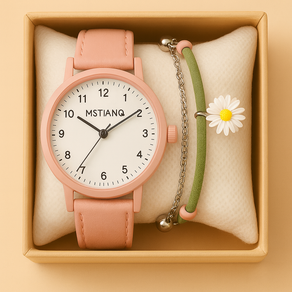 Reloj para Mujer con Manilla | Elegante + Caja de Lujo